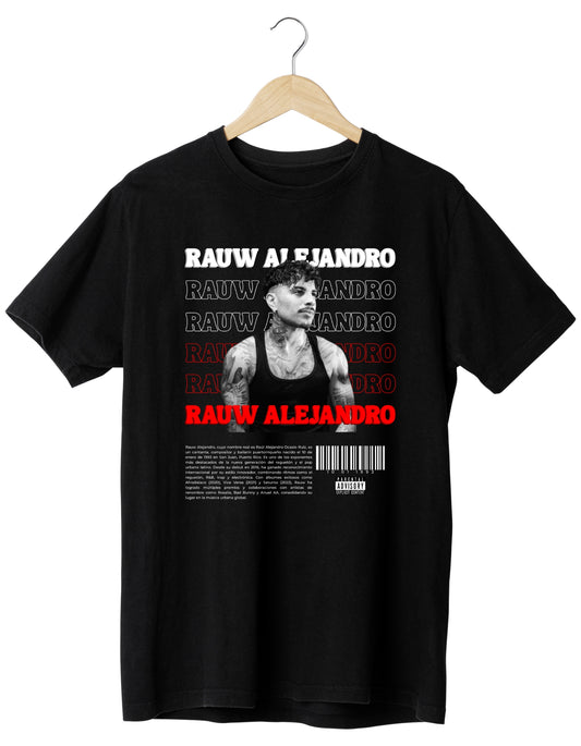 Rauw Alejandro Camiseta Unisex | Negro