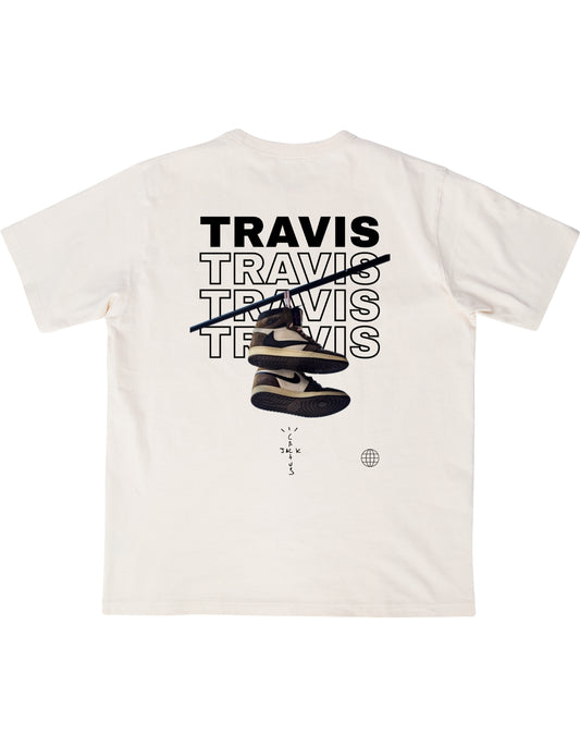 Travis Jordan Camiseta Unisex | Blanco